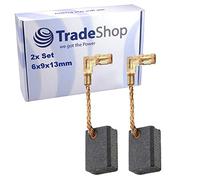 Trade-Shop Lot de 2 balais de charbon pour meuleuse d'angle Makita GA4030 GA4034 GA4530 GA4530R GA4030K GA4534 GA5434 GA5034 GA5030 MT90 MT870