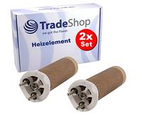 Trade-Shop Lot de 2 éléments chauffants 230 V 1000 W Compatible avec Leister Triac AT/Triac ST/Triac BT/Pistolet à air chaud Remplace 103596