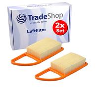 Trade-Shop Lot de 2 filtres à air de rechange pour Stihl BR500 BR550 BR600 Magnum Remplace les modèles 4282-141-0300 4282-141-0300B / souffleur à feuilles