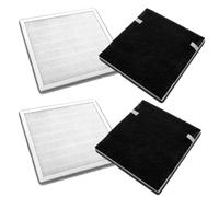 Trade-Shop Lot de 2 filtres (pré-filtre + filtre HEPA + filtre à charbon actif) pour purificateur d'air Beurer LR200 LR-200, LR210 LR-210 remplace 660.04 / purificateur d'air