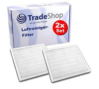 Trade-Shop Lot de 2 kits d'entretien (pré-filtre + filtre HEPA + filtre à charbon actif) pour purificateur d'air Beurer LR200 LR-200, LR210 LR-210 remplace 660.04