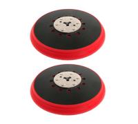 Trade-Shop Lot de 2 plaques de ponçage fermeture auto-agrippante 72 trous 150 mm Compatible avec les ponceuses excentriques M8, de rechange pour Bosch 2 608 601 335/2.608.601.335, RSM6045
