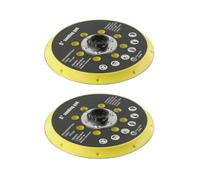 Trade-Shop Lot de 2 plateaux de ponçage 150 mm compatibles avec ponceuse excentrique Trade-Shop BO6030 BO6040, compatible avec Festool RO1 ET2 ES150 ETS150