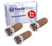 Trade-Shop Lot de 3 éléments chauffants 230 V 1000 W compatibles avec Leister Triac AT/ST/BT Pistolet à air chaud Remplace 103.596