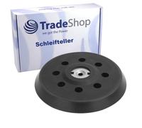 Trade-Shop Plateau de ponçage auto-agrippant de 125 mm de diamètre compatible avec ponceuse excentrique Metabo SXE325 Intec, SXE425, SXE 425 TurboTec