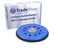 Trade-Shop Plateau de ponçage fermeture auto-agrippante compatible avec Parkside PWDS 920 A1, B2, compatible avec ponceuse murale Woodstar DWS 9 / 10 trous de poussière