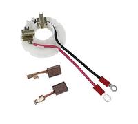 Trade-Shop Support de charbon moteur compatible avec Makita BDF446, BHP446, DDF446, DHP446, BDF456, BHP456, DDF456, DHP456 / avec 2 brosses à charbon (intégrées) Charbons abrasifs