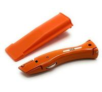 TradeUnderlay Couteau orange pour moquette avec étui orange | Tondeuse robuste pour tapis, vinyle, sous-couche et gazon, avec une poignée ergonomique pour une coupe précise.