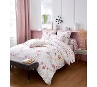 Tradilinge ~ Housse de Couette Elisa Percale Coloris Rose 260x240