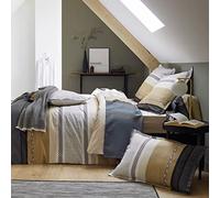 Tradilinge ~ Housse de Couette Marlow Acier en Percale 200x200