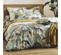 Tradilinge - Housse de Couette Toco Coton Kaki 300x240 cm
