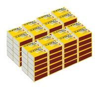 Tradineur Lot de 8 paquets de 400 allumettes de sécurité super longues pour cuisines, barbecues (4,5 cm)