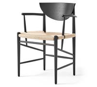 &Tradition Chaise Drawn HM4 avec accoudoirs Chêne noir