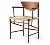 Chaise de Salle à Manger HM4 de Style &Tradition avec Accoudoirs, Noyer