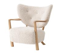 &Tradition Chaise longue Wulff ATD2 fauteuil Chêne huilé-Moonlight