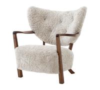 &Tradition Chaise longue Wulff ATD2 fauteuil Noyer huilé-Moonlight