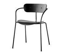 &Tradition Chaise Pavilion AV2 chêne laqué noir