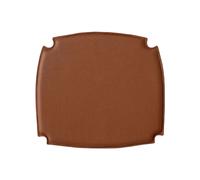 &Tradition Coussin de chaise Drawn HM3 cuir cognac