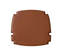 &Tradition Coussin de chaise Drawn HM4 cuir cognac