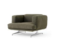 &Tradition Fauteuil Inland AV21 Argile 0014 - aluminium poli