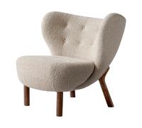 &Tradition Fauteuil Little Petra VB1 - Noyer - Karakorum 003 - Sans tabouret