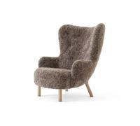 &Tradition Fauteuil Petra VB3 High Chêne huilé-Sheepskin Sahara