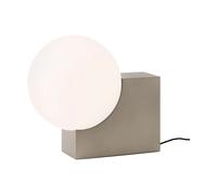 &Tradition Lampadaire Journey SHY4 Acier brossé-verre opale