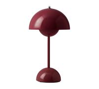 &Tradition Lampe de table Flowerpot portable VP9 Dark plum