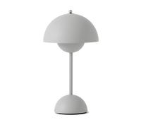 &Tradition Lampe de table Flowerpot portable VP9 Matt light grey