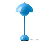 &Tradition Lampe à poser Flowerpot VP3 H x Ø 50 x 23 cm Bleu Natation