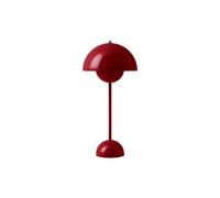 &Tradition Lampe à poser Flowerpot VP3 H 50 × Ø 23 cm Rouge vermillon