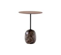 &Tradition Lato LN8 Table Basse Noyer Laqué/Marbre Emparador