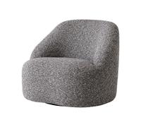 &Tradition Margas LC2 Fauteuil avec Base Pivotante Zero 0011/ Noir