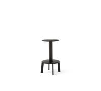 &Tradition Massif AV39 Tabouret de Bar Chêne Teinté Foncé/ Noir Chaud