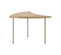 &Tradition Pinwheel HM7 Table Basse Chêne Huilé/ Laiton