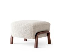 &Tradition Repose-pieds Wulff ATD3 Karakorum 003 beige-pieds en noyer