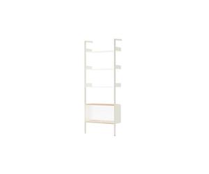 &Tradition Rombe Full Bay IF3 Armoire Étagère Chêne Laqué/Albâtre