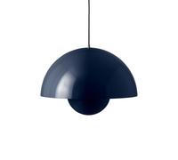 Flowerpot &Tradition Suspension VP2 Bleu Acier