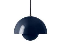 &Tradition Suspension Flowerpot VP1 H 16 × Ø 23 cm Bleu acier