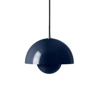 &Tradition Suspension Flowerpot VP1 H 16 × Ø 23 cm Bleu acier