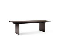&Tradition Table à manger Ita OS2 avec gestion des câbles 95x260 cm Dark stained oak