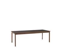 &Tradition Table à manger Patch HW2 cacao orinoco. structure en noyer huilé