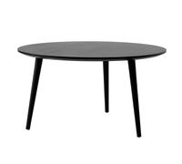 &Tradition Table basse In Between SK15 Ø90 cm Black lacquered oak