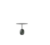 &Tradition Table d'appoint Lato - Deep Green & Verde Alpi Marble - ovale 40 x 50 cm