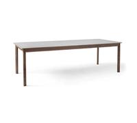 &Tradition Table à manger Patch HW2 griogo londra. structure en chêne huilé fumé