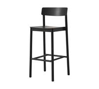 Tabouret de Bar Betty TK16 en Frêne Laqué Noir