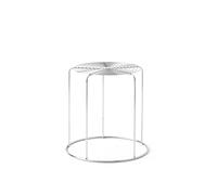 &Tradition Tabouret Wire VP11 empilable en acier inoxydable Ø44x42 cm