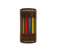 traditionalBM Applique Murale Artisanale Marocaine en Fer Ciselé - Lustre Lanterne Orientale M3 - Abat-Jour Décoratif Lampe de Nuit pour Salon, Chambre ou Terrasse Couverte