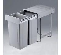 Traditionline Double-Master 585 S/400-2, système de collecte des déchets, couleur gris aluminium