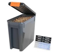 Traeger Pellet Grills BAC637 Stay Dry Poubelle à granulés de Bois avec Couvercle verrouillable Noir